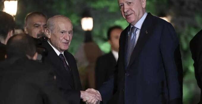 Erdoğan ile Bahçeli görüşme gerçekleştirdi