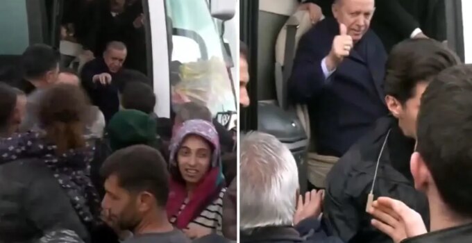 Erdoğan, yanına çağırdığı adama tek bir soru sordu