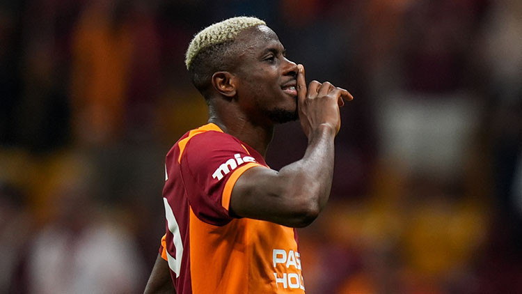 Galatasaray’da Victor Osimhen salonda çalıştı!