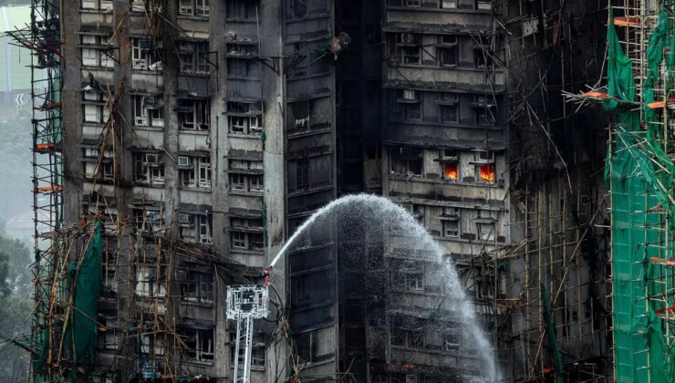 Hong Kong’daki apartman yangınında can kaybı korkunç boyutlarda