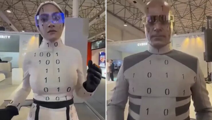 İran’ın "insanı robotları" fuara damga vurdu! Gerçek ortaya çıkınca alay konusu oldu
