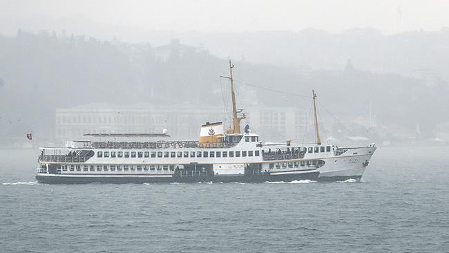 İstanbul’da vapur seferleri iptal edildi