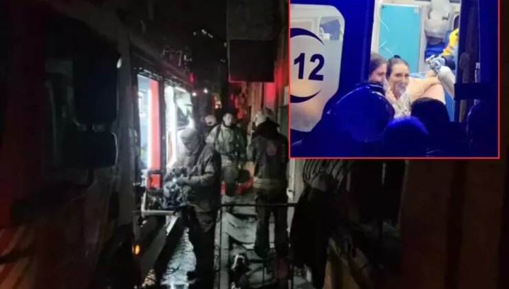 İstanbul’un göbeğine büyük panik! 4 kişi mahsur kaldı