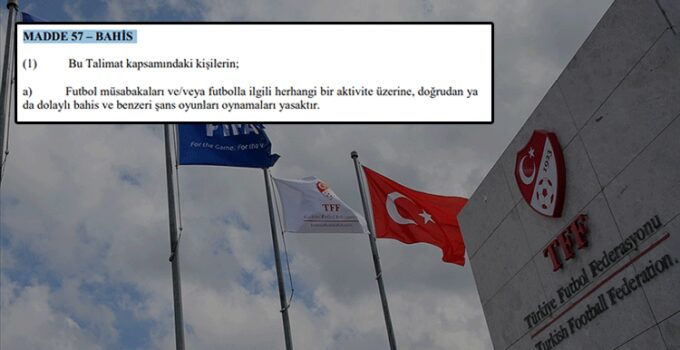 İşte bahis oynayan futbolcuların alacağı muhtemel ceza! Futbol Disiplin Talimatnamesi’nin 57. maddesi ne diyor?