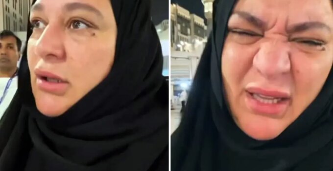 Kabe’ye giden kadından skandal video: Nasıl yakışıklılar biliyor musun?