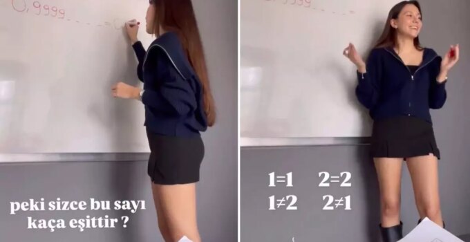 Kadın öğretmenin kıyafeti büyük tartışma yarattı