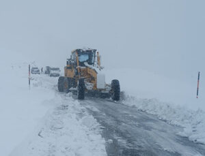 Kar yağışı etkili oldu! Kapanan 44 yerleşim yerinin yolu ulaşıma açıldı