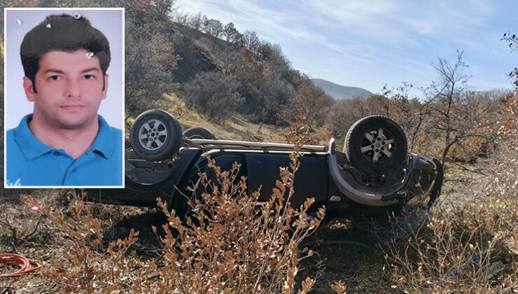 Kayıp olarak aranan öğretmen, devrilen kamyonette ölü bulundu