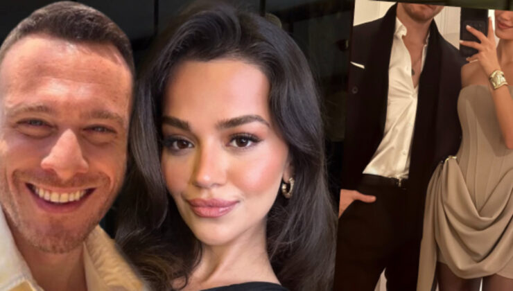 Kerem Bürsin ile Selin Yağcıoğlu’ndan ilk fotoğraf