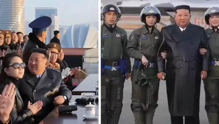 Kuzey Kore lideri Kim Jong Un, hava gücünü sahneye çıkardı