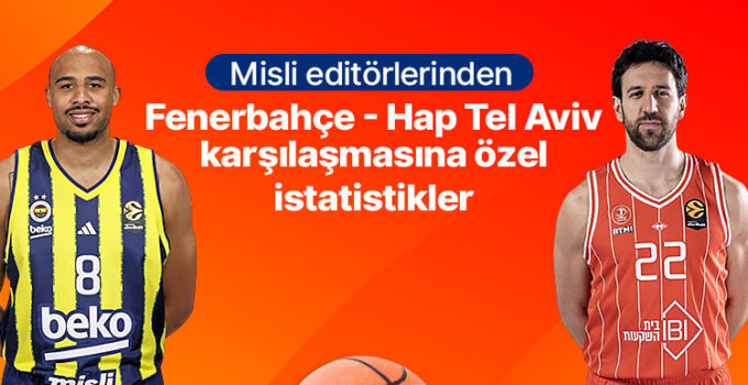 Misli editörlerinden Fenerbahçe – Hap Tel Aviv karşılaşmasına özel istatistikler