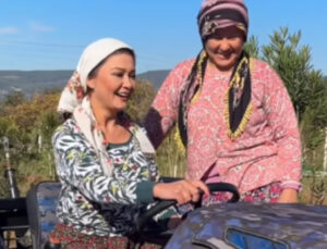 Nurgül Yeşilçay’ın köyde bir günü