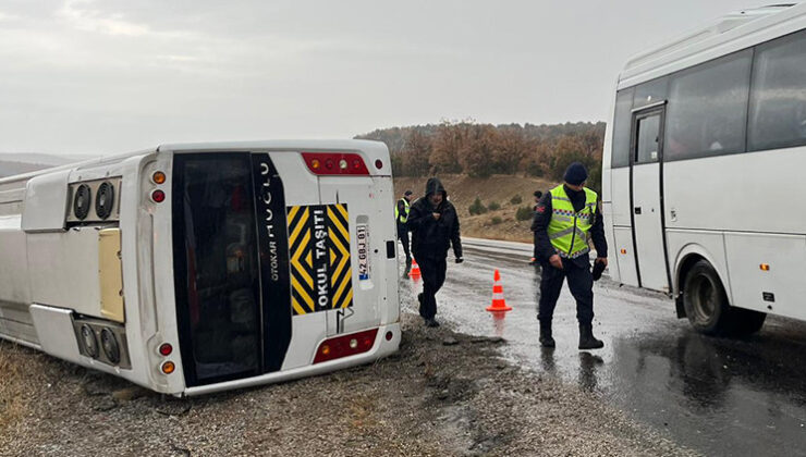 Okul servisi devrildi: 28’i öğrenci 29 yaralı