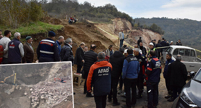 Ordu’da taş ocağı şantiyesinde göçük altında kalan işçiyi arama çalışmalarına yeniden başlandı
