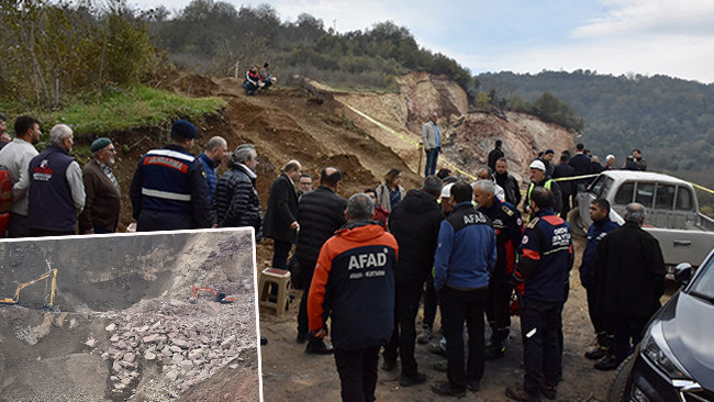 Ordu’da taş ocağı şantiyesinde göçük altında kalan işçiyi arama çalışmalarına yeniden başlandı