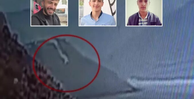 Otomobilin baraj gölüne uçtuğu kazanın görüntüleri ortaya çıktı