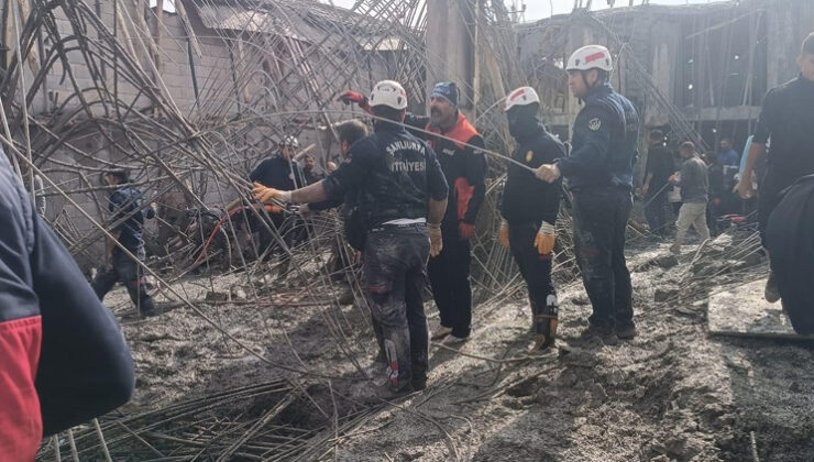 Şanlıurfa’da tek katlı inşaatta çökme! 2 işçi ağır yaralandı