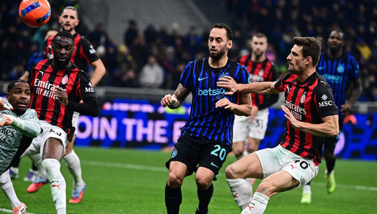 Serie A’da Milano derbisini Milan, tek golle kazandı! Hakan Çalhanoğlu…