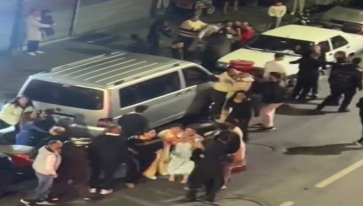 Şişli’de düğün salonundaki laf atma kavgası sokağa taştı; polis müdahale etti