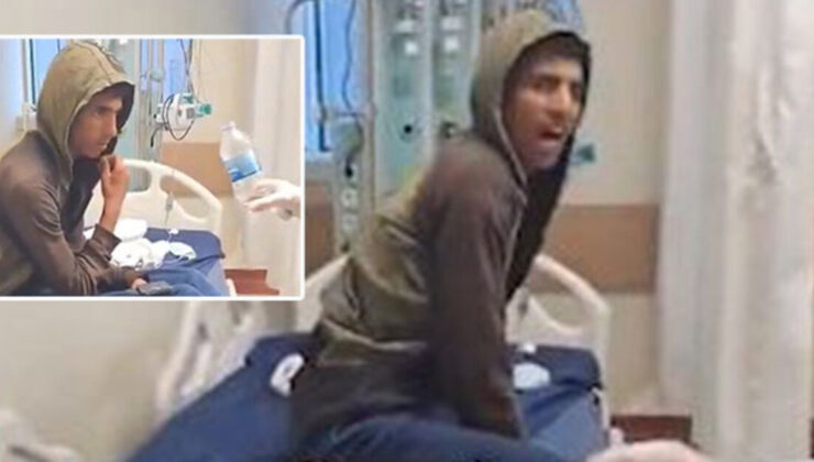 Son anların görüntüsü… Su görünce korkup tepki göstermiş! Kuduz!