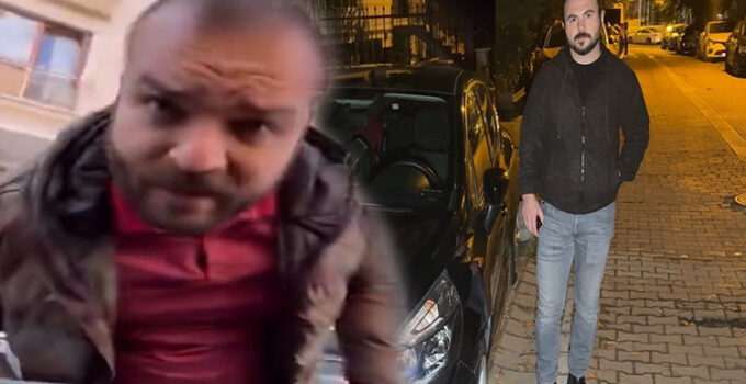 Trafik magandası, tartıştığı şoföre eşi ve çocuğunun yanında saldırdı