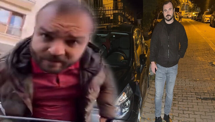 Trafik magandası, tartıştığı şoföre eşi ve çocuğunun yanında saldırdı