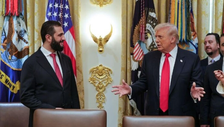 Trump’tan Şara görüşmesinde Erdoğan vurgusu: Erdoğan büyük bir lider ve Suriye’de olanları çok destekliyor