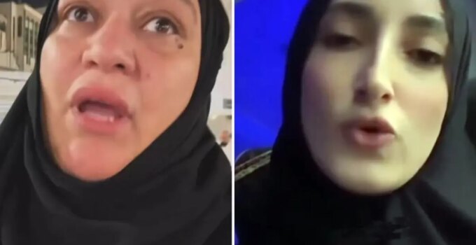 Yaşlı kadının Kabe’deki rezilliğine ortak oldu