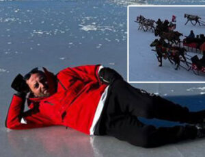 Atlı kızaklar ve kar motorları hazırlandı… Eşsiz güzellik buz tuttu!