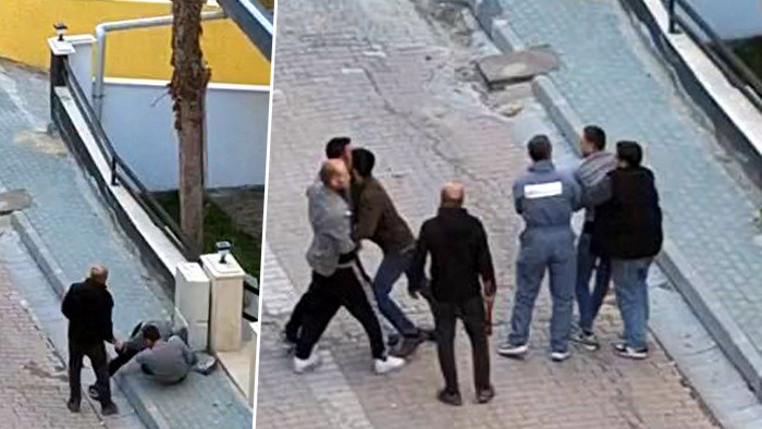 Avcılar’da satırlı kavga: Hurdacılar birbirine girdi! O anlar kamerada