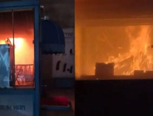 Başakşehir’de korkutan restoran yangını… Mahsur kalanlar kurtarıldı
