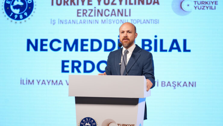 Bilal Erdoğan Türkiye Yüzyılında Erzincanlı İş İnsanlarının Misyonu programında konuştu