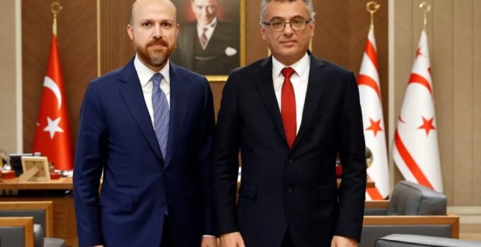 Bilal Erdoğan’dan sürpriz ziyaret! KKTC Cumhurbaşkanı ile görüştü