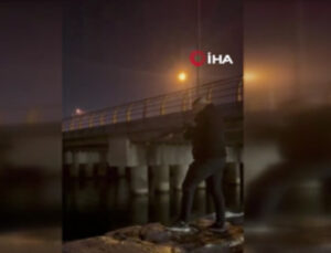 Denize ateş edip ‘ses terapisi’ diyerek sosyal medyada paylaştı! Gözaltına alındı