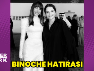 Dilan Çiçek Deniz, Juliette Binoche ile bir araya geldi