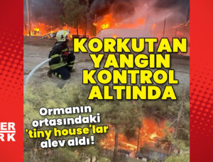 Fethiye’de kamp alanında çıkan yangın kontrol altına alındı