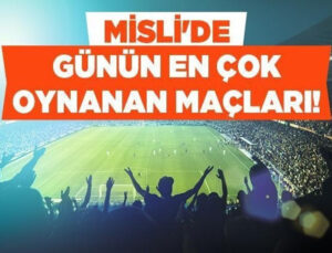 Günün favorisi Fenerbahçe! Avrupa kupaları bülteninde Şampiyon Oran farkı ile taraf tercihleri ön planda… İşte Misli’de Günün En Çok Oynanan Maçları