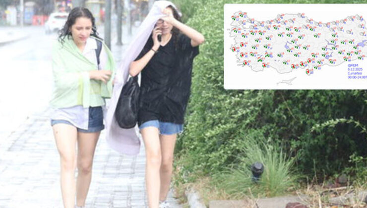 Meteoroloji’den kritik açıklama! 8 kent için alarm verildi! Ege ve Akdeniz dikkat… 7 bölgede yağış var!