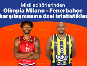 Misli editörlerinden Olimpia Milano – Fenerbahçe karşılaşmasına özel istatistikler