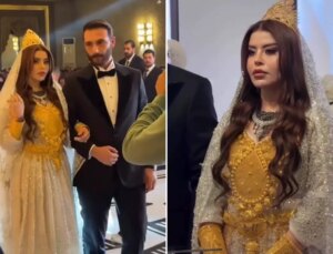 Nazdar Barzani ile Kahraman Zülfikar İzol evlendi! Geline kilolarca altın takıldı