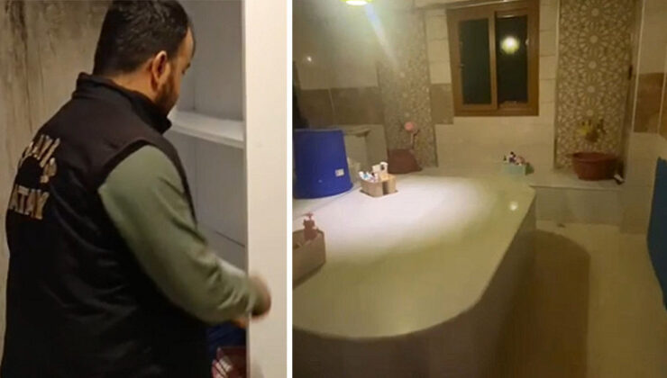 Polis denetiminde ilginç anlar: 9 kadın gizli bölmede yakalandı