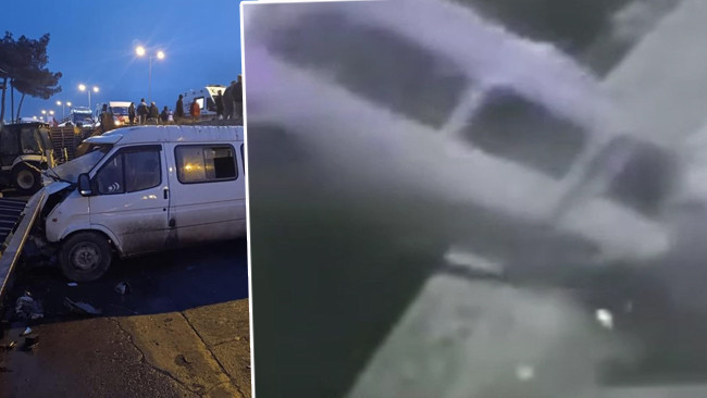 Sinop’ta servis minibüsü ile otomobil çarpıştı: Ölü ve yaralılar var! Kaza anı kamerada