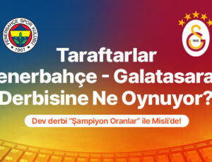 Taraftarlar derbide favori Fenerbahçe diyor. Özel oyunlar ile oyuncu bahislerinde Marco Asensio ve Victor Osimhen öne çıkıyor. İşte taraftarın derbi tercihleri!
