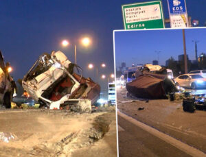 TEM Otoyolu’nda zincirleme kaza: Kilometrelerce araç kuyruğu oluştu