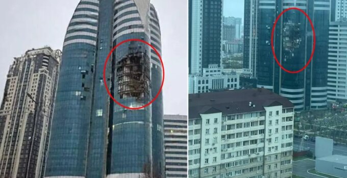 Ülkenin başkenti alarm sesleriyle yıkıldı! Gökdeleni İHA ile vurdular