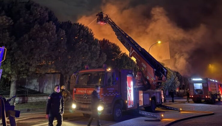 Bursa’da kimyasal kaplama fabrikasında yangın