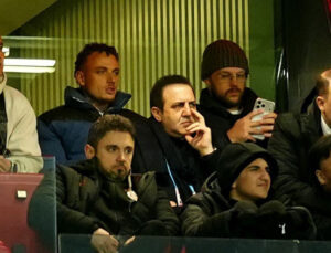 Galatasaray’ın yeni yıldızı Noa Lang tribünden takip etti!