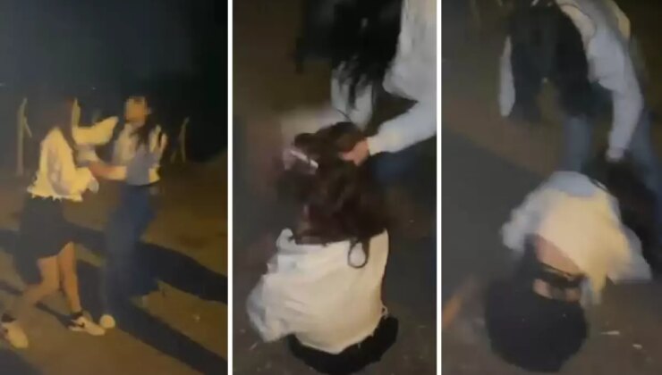 Gençlik nereye gidiyor? Sokak ortasında kaydedilen görüntüye bakın