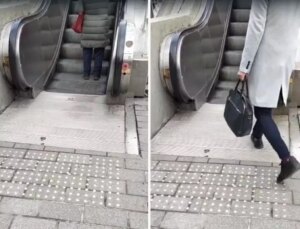 İstanbullular her gün bu sesi çekiyor! Metronun yürüyen merdivenlerinde bir garip arıza