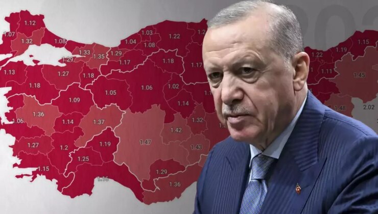 Oranlar alam veriyor! "Türkiye için felaket" diyen Erdoğan’ı haklı çıkartan harita